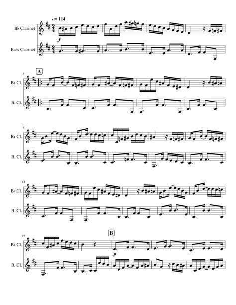 Tico-Tico No Fubá - Choro - Clarinet Quartet